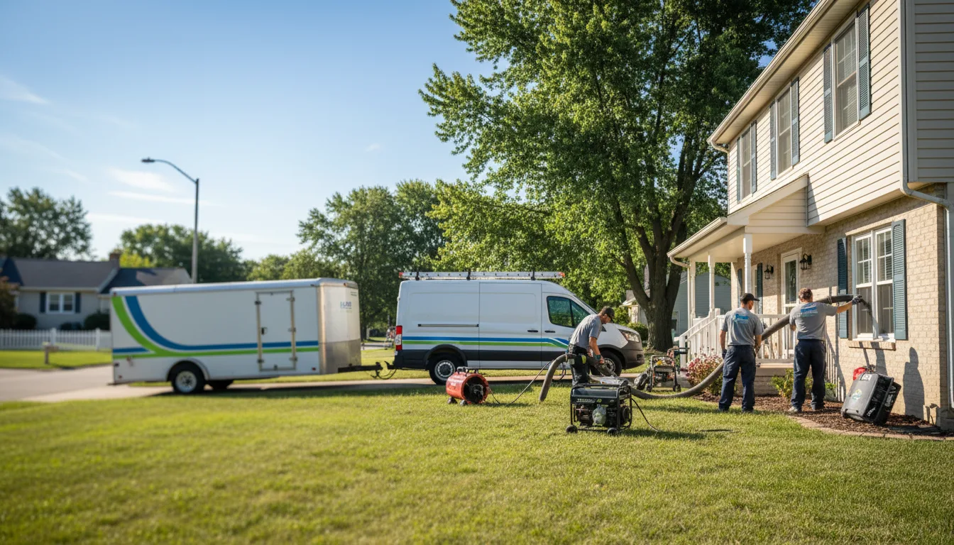 Flooded Basement Restoration And Cleanup With Repair in Macedonia, IA near me
